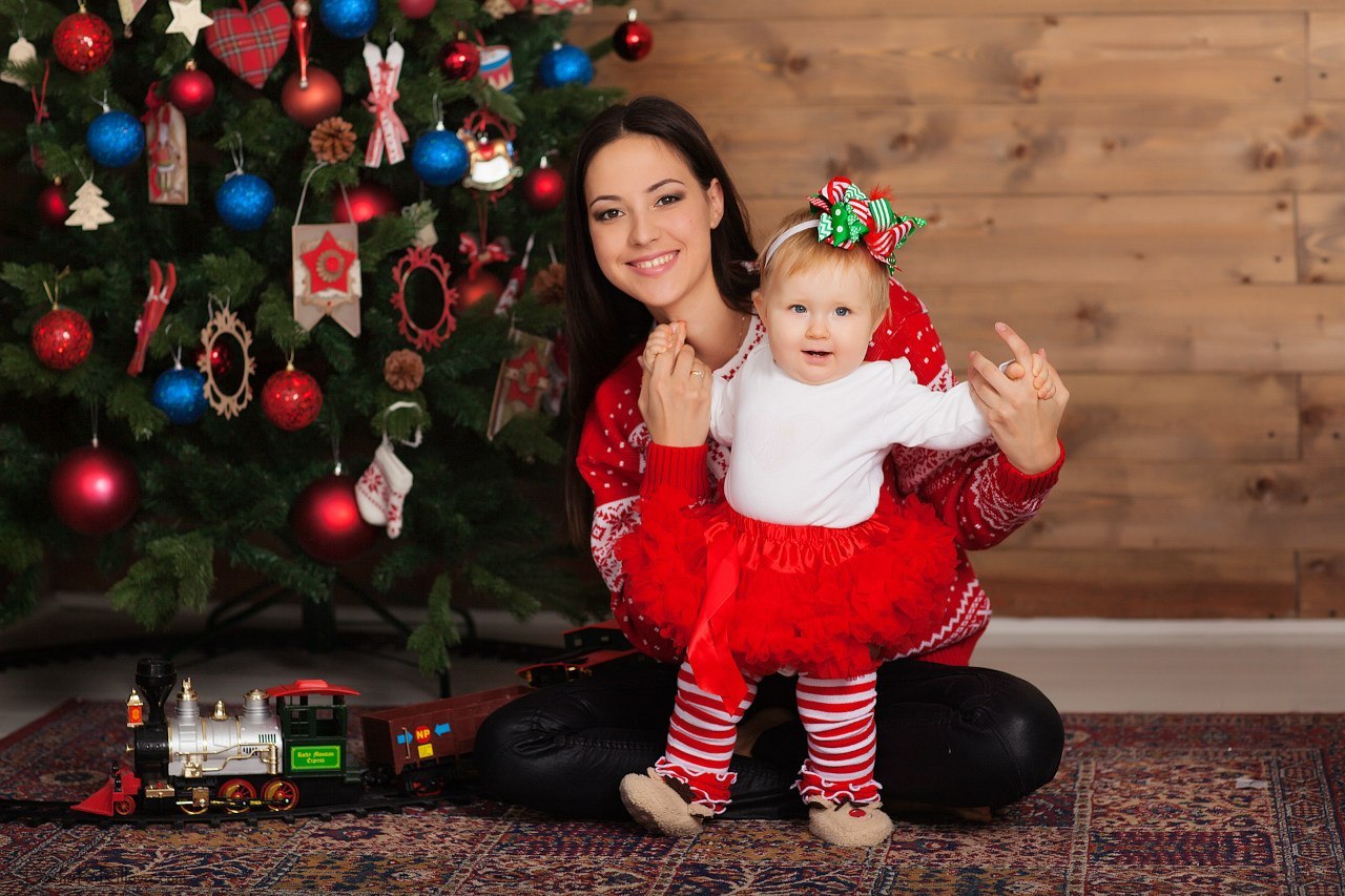 Идеи для новогодних фото с малышом Идеи для новогодних фото с малышом